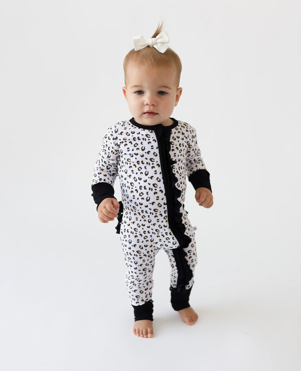 allie-leopard-bamboo-ruffle-convertible-footie Laree & Co - Sophia's StyleFootie-1